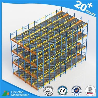 Neue Funktion Heißverkäufe FIFO Hocheffizientes Lagerspeicher Gravity Palet Flow Racks Roller Rack/Palettenströmung mit Stahl